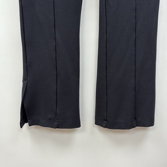 Abercrombie & Fitch Ponte High Rise Pull-On Slit Trouser Pant Black Medium - Picture 4 of 8